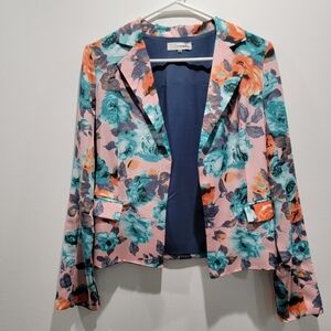 Floral Colorful Blazer Size XS